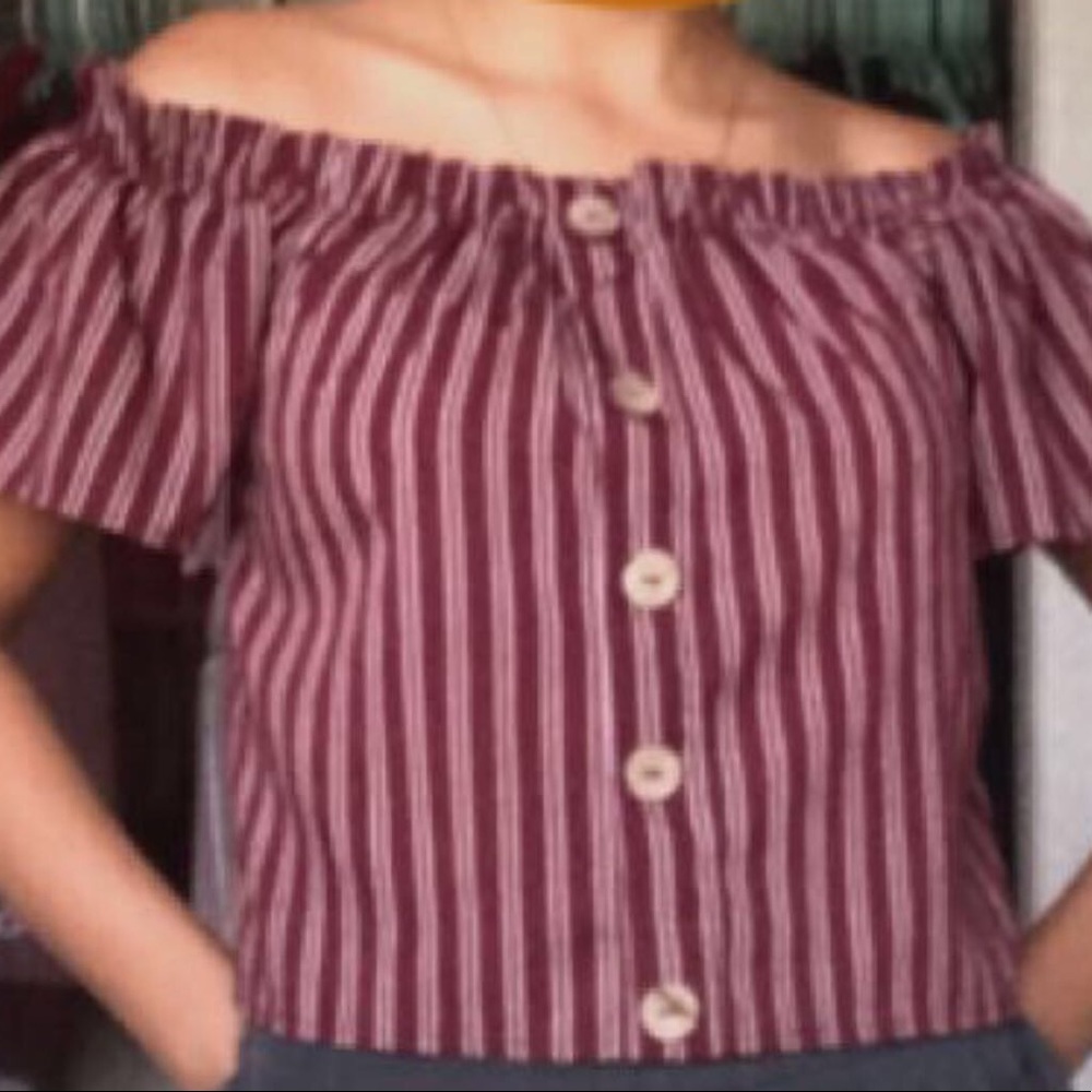 Blouse crop top